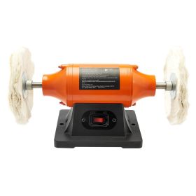 VEVOR 8" Bench Buffer Polisher 3/4 HP 3450RPM for Metal Jewelry Wood Polishing