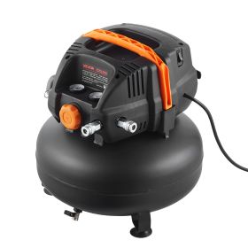 VEVOR 6 Gallon Air Compressor 1.7HP 2.3CFM @ 90PSI with 12-Piece Accessory Kit