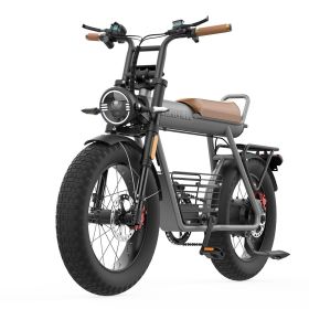 Off-road electric bike 20"*5.0 fat tires Equipped with super motor 1000W 48V25AH lithium battery Pure electric max travel 100km Speed 45km/h Alum
