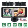 1080P Baby Car Camera for 2 Kids Dual Channel Car Baby Monitor Rear Facing Car Seat Camera with 120°Wide View 6.86In HD Split Screen Night Vision