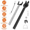 28-40In Adjustable Boat Transom Saver Transom Protector for Outboard Motor Shock Absorbing Boat Motor Support for Securing Engines Rollers Trailer Mou
