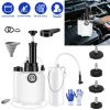 3L Manual Brake Bleeder Kit One Person Brake Bleed Vacuum Pump Automotive Brake Fluid Bleeding Kit with 1L Waste Oil Bottle 4 Master Cylinder Adapters