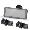 1080P Baby Car Camera for 2 Kids Dual Channel Car Baby Monitor Rear Facing Car Seat Camera with 120°Wide View 6.86In HD Split Screen Night Vision