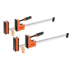 Bar Clamps for Woodworking 2-Pack 30 inch Parallel F Clamp Set Even Pressure