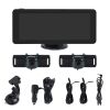 1080P Baby Car Camera for 2 Kids Dual Channel Car Baby Monitor Rear Facing Car Seat Camera with 120°Wide View 6.86In HD Split Screen Night Vision