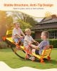 VEVOR Kids Seesaw 200 lbs Capacity Metal Rocking Teeter Totter with Handles
