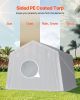 Outdoor Storage Shelter Shed 10x10 ft Waterproof Portable Canopy Carport Tent