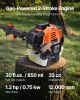 Gas Pole Saw 33CC 2-Stroke Extendable Cordless Tree Trimmer 8 in Cutting Bar