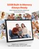 10.1 In Digital Picture Frame 32GB 1280x800 HD IPS Touchscreen Wi-Fi Photo Frame