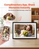 10.1 In Digital Picture Frame 32GB 1280x800 HD IPS Touchscreen Wi-Fi Photo Frame