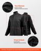 Flame-Resistant Welding Jacket XXL Heavy Duty Cowhide Leather & 9oz FR Cotton