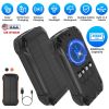 Portable Solar Charger 49800mAh Power Bank External Battery Pack 22.5W PD Fast Charging Built in 4 Cables 15W Wireless Charging LED Flashlight for Cam