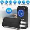 Portable Solar Charger 49800mAh Power Bank External Battery Pack 22.5W PD Fast Charging Built in 4 Cables 15W Wireless Charging LED Flashlight for Cam