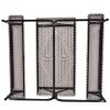 All Weather Outdoor Picnic Table Bench Set with Metal Base Wood